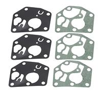 Fdit 3-Pack Carburetor Diaphragm Gasket Kit for Briggs and Stratton 795083 495770, High Performance Fuel Pump Repair Part for Small Engines