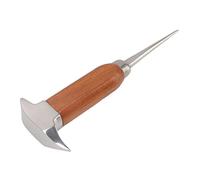 Fdit 304 Stainless Steel Ice Chisel Hand Ice Chipper Removal Pick with Wooden Handle for Home Kitchen Bar Freezer Maker