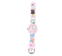 Fdit 3D Cartoon Style Kids Girl Boy Watch Cute Clear Scale Life Rich Colors for Boys Girls Kids, Christmas or Birthday (Pink)