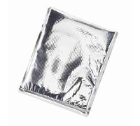 Fdit 3mm Thick Silver Aluminum Foil Insulated Food Storage Bag 5pcs Thermal Cooler for Travel Office (30 * 35cm)