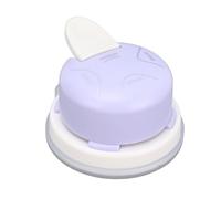 Fdit 4 in 1 Corner Punch, Multi Size Paper Corner Rounder Cutter with 4mm 7mm 10mm Radius Smooth Edge Tool for Scrapbooking Card Making 80g-350g Paper (Purple)