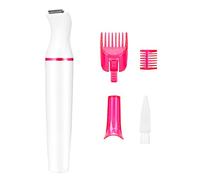 Fdit 4 in 1 Female Electric Hair Raver Bikini Bikini Trimmer Dry Divred Material ABS Modeling Material Optimized Cleaning Brush That Includes