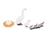 Fdit 4 Stage Growth Cycle Model Animal Duck Life Cycle Models Children Educational Toy, ABS Material for Science Lessons (A)