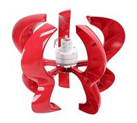 Fdit 5 Blade Wind Turbines Kit Efficient Low Wind Speed Power Generator for Monitoring Systems and Street Lights (300W)