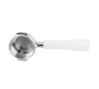 Fdit 58mm Coffee Portafilter Replacement Spout Accessory Detachable Fine Mesh for Observing 58mm Portafilter Replacement with Stainless Steel Grip for Most Symmetrical (White)