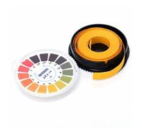 Fdit 5m PH Test Strips Roll PH Level Measurement Paper 0-14 for Water Saliva Urine Testing with Easy Read Color Chart for Home and Lab Use (Assorted Color)