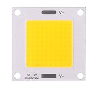 Fdit 5pcs 50W COB LED Integrated Lamp Chip High Power Energy Saving COB Light Emitter Components for DIY Light Bulb Floodlight DC 12~14V(Warm White)