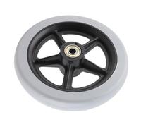 Fdit 6 Inch Practical Front Wheels, Non -Slippery Rubber Wheels for The Disabled and The Elderly