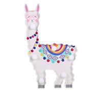 Fdit 6 PCS LED Unique Cute Alpaca Shape Night Light Battery Operated Room Table Christmas Party Decoration Lamp for Birthday Party Wedding Performance(Warm White)