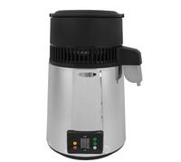 Fdit 750W Water Distiller 4L Countertop Distilled Water Maker Stainless Steel Automatic Pure Distiller with Over Temperature Protection for Home Kitchen Office Lab (UK Plug)