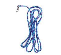 Fdit Adjustable Small Pet Hamster Guinea Pig Harness, Soft Nylon Braided Collar with Bell, Long Leash for Complete Control, Great for Outdoor Training (Blue and Purple Gradient)