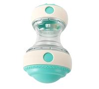Fdit Adjustable Treat Dispensing Dog Puzzle Toy with Spiral Maze Slow Feeder, Interactive Rolling Treat Ball for Slow Eating Brain Game (Green)