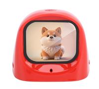 Fdit AI Car Dashboard Robot with Smart Conversation and Animated Expressions for Kids Educational Fun Companion (Red)