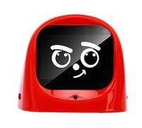 Fdit AI Desktop Robot Companion with 70+ Animated Expressions and Motion Detection For Car Dashboard Desk Decor Stress Relief (Red)