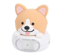 Fdit AI Desktop Robot with Cute Night Light Kid Safe Mode Voice Commands and WiFi Smart Home Control for Bedside Learning Companion (Dog)