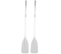 Fdit Aluminum Alloy Rudder High Toughness Inflatable Bootinghy -kanu -wasser Marine Sports 2 PCs Paddle for Fishing Kayak, Aluminum+ABS