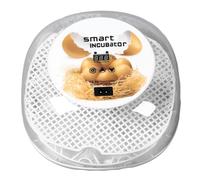 Fdit Automatic Egg Incubator with 360 Clear View and Auto Turner for Hatching Chickens Ducks Quail Birds, External Water System for Stable Humidity (UK Plug)