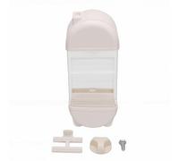 Fdit Automatic Parrot Feeder, 800ml Transparent Bird Food Dispenser Spill Proof Hanging Bird Cage Feeder for Parakeets Lovebirds (800ml)