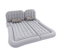 Fdit Automobile Travel Bed Inflatable Soft Mattress for SUV, PVC Sleeping Currents (Grey)