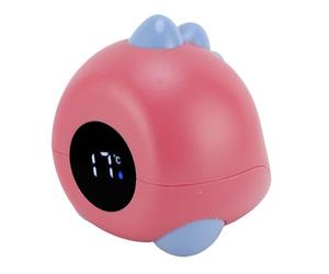 Fdit Baby Bath Thermometer Cute Cartoon Design, Real Time Digital Water Temperature Thermometer for Infant Swimming, Lightweight Baby Water (Red)