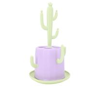 Fdit Baby Bottle Drain Rack Multifunctional Baby Cup Holder Stable Infant Bottle Organizer Non Slip Base for Needs (Green)