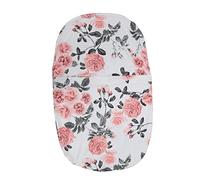 Fdit Baby Lounger Cover, Soft and Breathable, Infant Lounger Replacement Cover for Newborns, Comfortable Environment for Nursery Decoration, Suitable for Four Seasons (Tarnish Rose Flower)