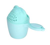 Fdit Baby Shampoo Cup Cute Child Wash Hair Bathing Flusher Protective Eye (8.27 x 4.21 x 5.91 inches) (Green)