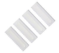 Fdit Cake Scraper Tool, Environmental Friendly 4 Shape Set
