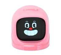 Fdit Car Robot Dashboard Companion, 52 Emotional Expressions Interactive Robot with Magnetic Base for Driving Fun (Pink)