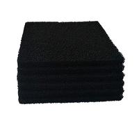 Fdit Cat Litter Box Filter Pad, 4-Pack Activated Carbon Deodorant Filters | Activated Carbon Fiber, for Odor Control, Fits Most Litter Boxes, Disposable, 15.5 X 16.5 Cm