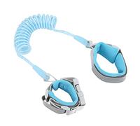 Fdit Child Safety Harness, Anti-Lost Wrist Link, Soft and Comfortable Leash for Children on Crowded Streets (Fixed Head Blue 1.5 Meters)