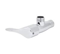 Fdit Chrome Plated Faucet Angle Valve G1/2in with Tight Thread Resistant Zinc Alloy for Bathroom Kitchen Water Control