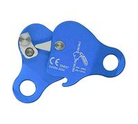 Fdit Climbing Rope Grab, Aluminum Alloy Self Locking Ascender for 8 to 13mm Ropes, EN567 Certified Fall Protection Device for Rock Climbing Mountaineering and Rescue Operations (Blue)