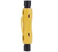 Fdit Coaxial Cable Stripper, Adjustable Pen-Type Tool for RG59/6/7/11 | Dual-Blade Design Exposes Core Wire and Woven Net, ABS Body with , Spring-loaded Lock for TV and Coax Cable Repair, Compact