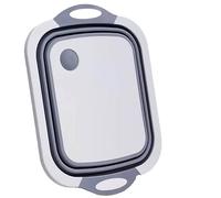 Fdit Collapsible Cutting Board Non-Slip Design with Draining Hole for Easy Washing and Chopping 15.7 X 11.8in for Home Chefs