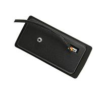 Fdit Digital 5Band Equalizer Pickup for Electric Acoustic Guitar, Backlight LCD Tuner for On-Stage Use, Accurate Tuning for Guitarists, Plastic Black 1 Piece