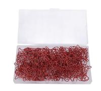 Fdit Dog Shaped Paper Clips, 100 Pieces Shiny Iron Wire Animal Clips with Storage Box for Office School Home, Cute Novelty Paper for Organizing Files, Bookmarks