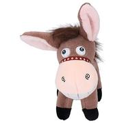Fdit Donkey Stuffed Animal Toy Soft Comfortable Vivid Playmate for Kids Boys Girls (13.8x11.0x3.5in) (Brown)