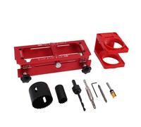 Fdit Door Hinge Jig Professional Kit for Precision Mortising and Lock Installation in Wooden Doors Aluminum Alloy Construction