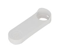 Fdit Doorbell Dust Cover for GoogleNest Silicone Protective Case Weather Easy Installation with Access to All Functions for Doorbell (White)