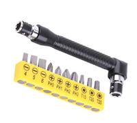 Fdit Double Tools for The Hexagonal Socket, High Hard Iron for Garage and Metal Staff, Practical 1/4 -inch Equipment