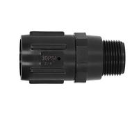 Fdit Drip Irrigation Pressure Regulator, G3/4 Thread Low Flow Water Distributing Valve for Farms Gardens Parks Plastic