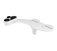 Fdit Dual Nozzle Bidet Sprayer Nonelectric Toilet Attachment ABS Brass Connector for Hip Washing Female Washing with SelfCleaning Nozzle Easy Install (ABS 3)