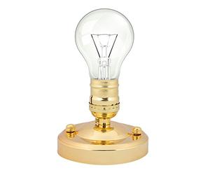 Fdit E27 Socket Adapter E26/E27 Vintage Industrial Ceiling/Wall Light Base Holder Pendant Bulb Lamp Screw Socket(Gold)