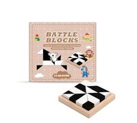 Fdit Educational Block Puzzle Toy, Dual Colors Brain Training Blocks Puzzle Game with Logic Skill Development for Enhancing Focus and Creativity (*1)