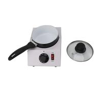 Fdit Electric Chocolate Melting Pot Mini Electric Heated Choco Melting Pot Chocolate Fondue Warmer Machine with 1kg Capacity Adjustable Temperature 30-85℃ for Butter (UK Plug)