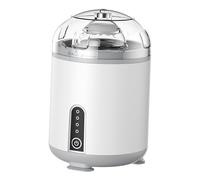 Fdit Electric Egg Scrambler, Efficient Mixing Uniform Rotation Multifunctional Portable Kitchen Tool with Lithium Battery, for Mixing Egg Yolk and White Sauces (White)