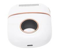 Fdit Electric Foot Callus Remover Kit Rechargeable with 4 Grinding Heads for Home Pedicure Softening Dead Skin and Calluses (White)