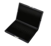 Fdit Elegant Support of Wood Leather Cases for 10/2/20pc, Compact and Light, Suitable for Musicians: Black (12 Packs)