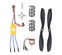 Fdit ESC 1400 KV Established for Motor Without Brushes for RC Quadricotero, Efficient Aircraft Performance with a Larger Rotor, Steel Alloy Material